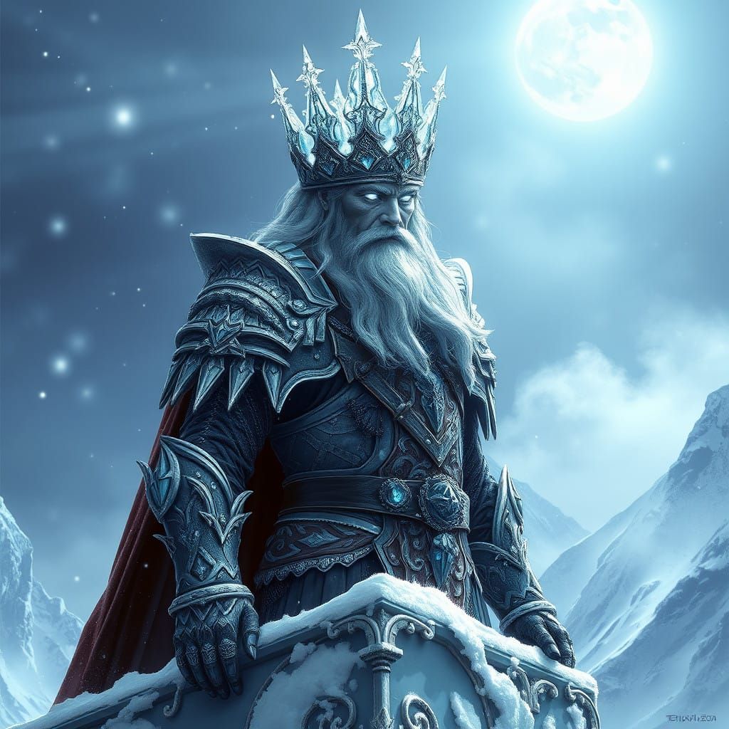 Regal Sovereign Vyrthur XI Reigns Supreme Over Frosty Kingdo...
