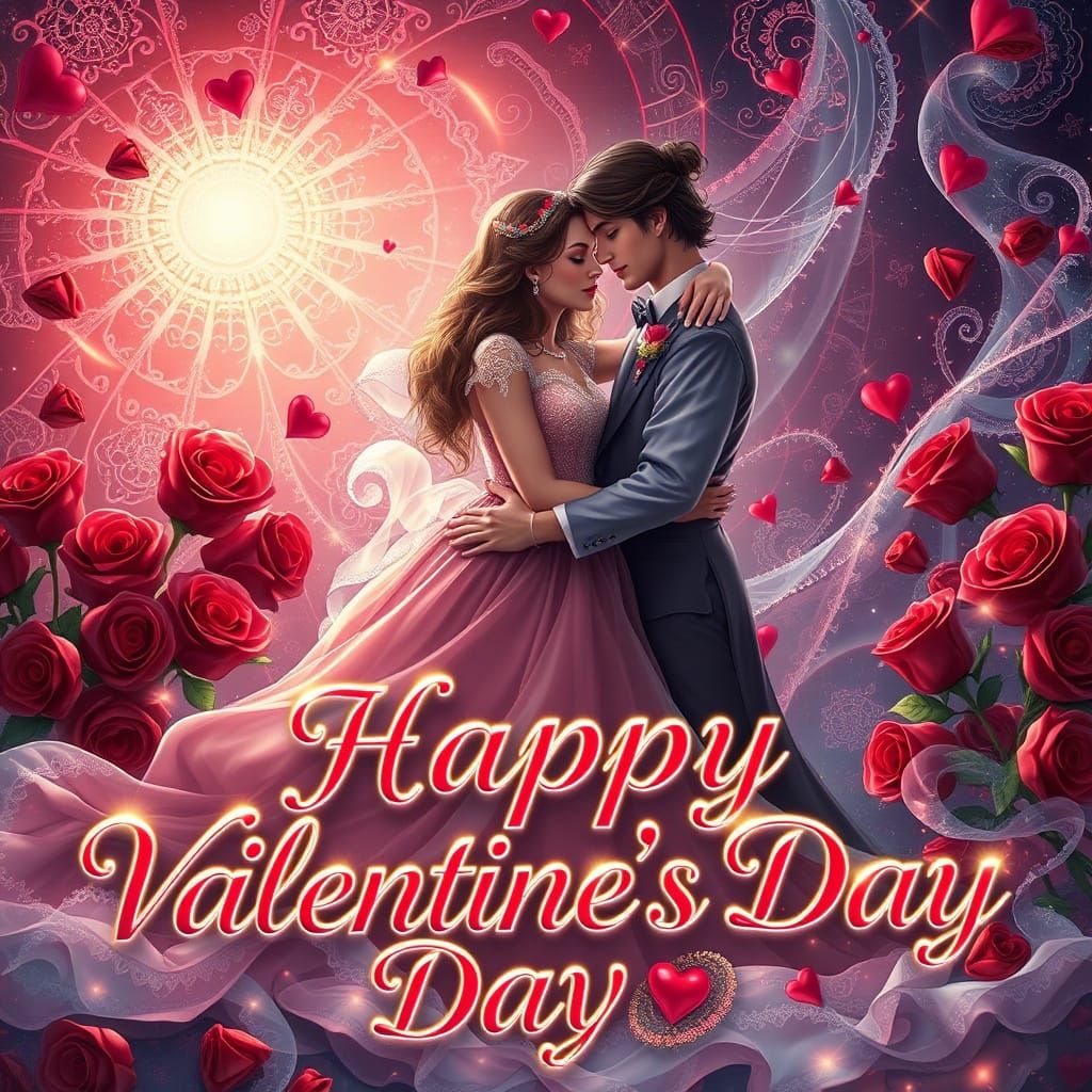 Ethereal Lovers in Cosmic Bliss