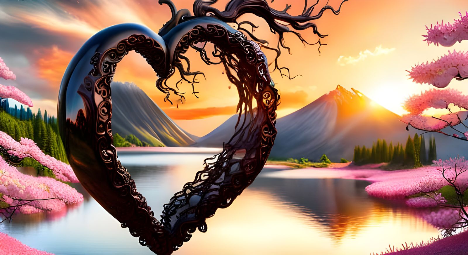 Obsidian Heart Sakura