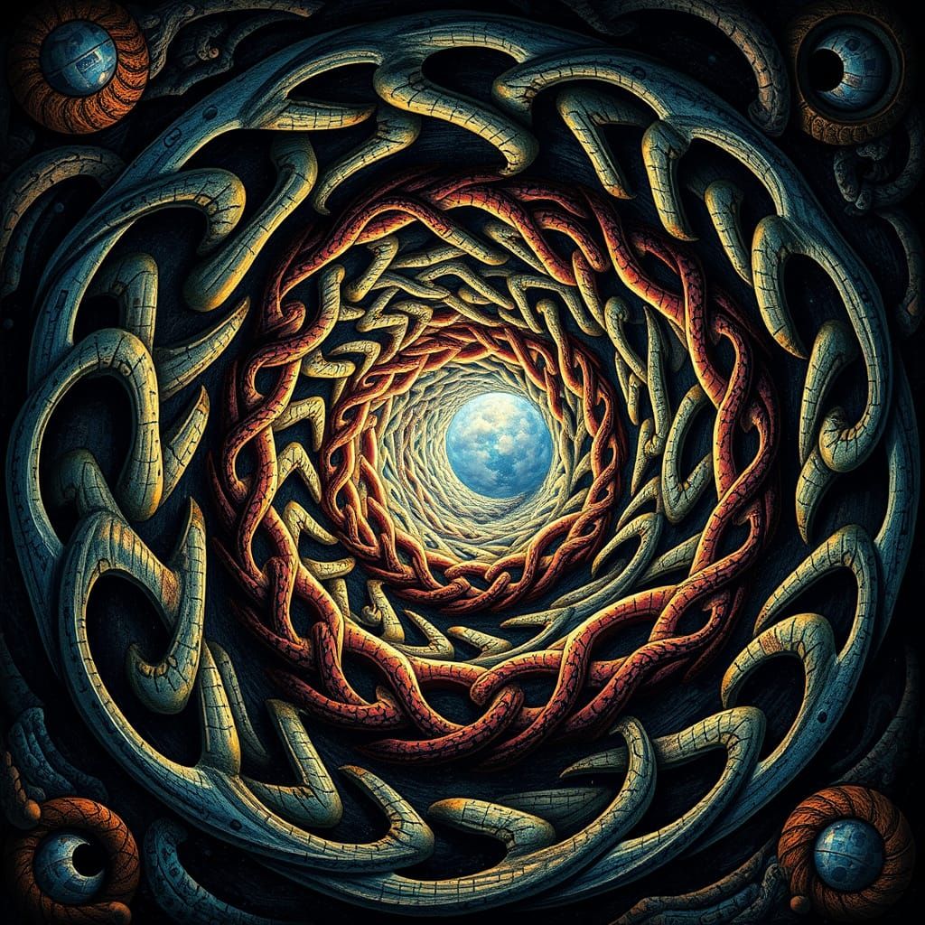 Ethereal Vortex of Interconnected Loops