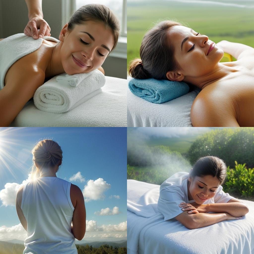 Stress Relief: Divine Sunshine Massage in the Clouds
