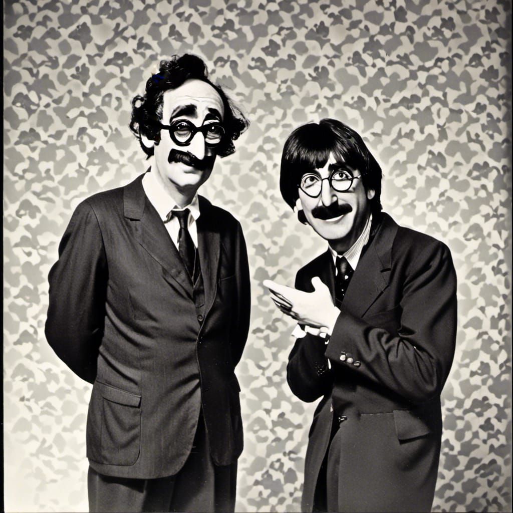 AI Fusion: Groucho Marx and John Lennon
