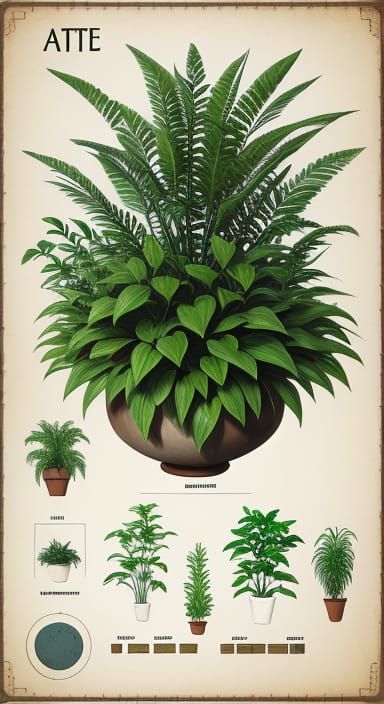 Botanical Landscape in Matte Painting Style