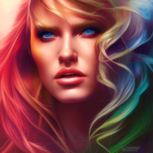 Hyperrealistic Female Superhero Concept Art