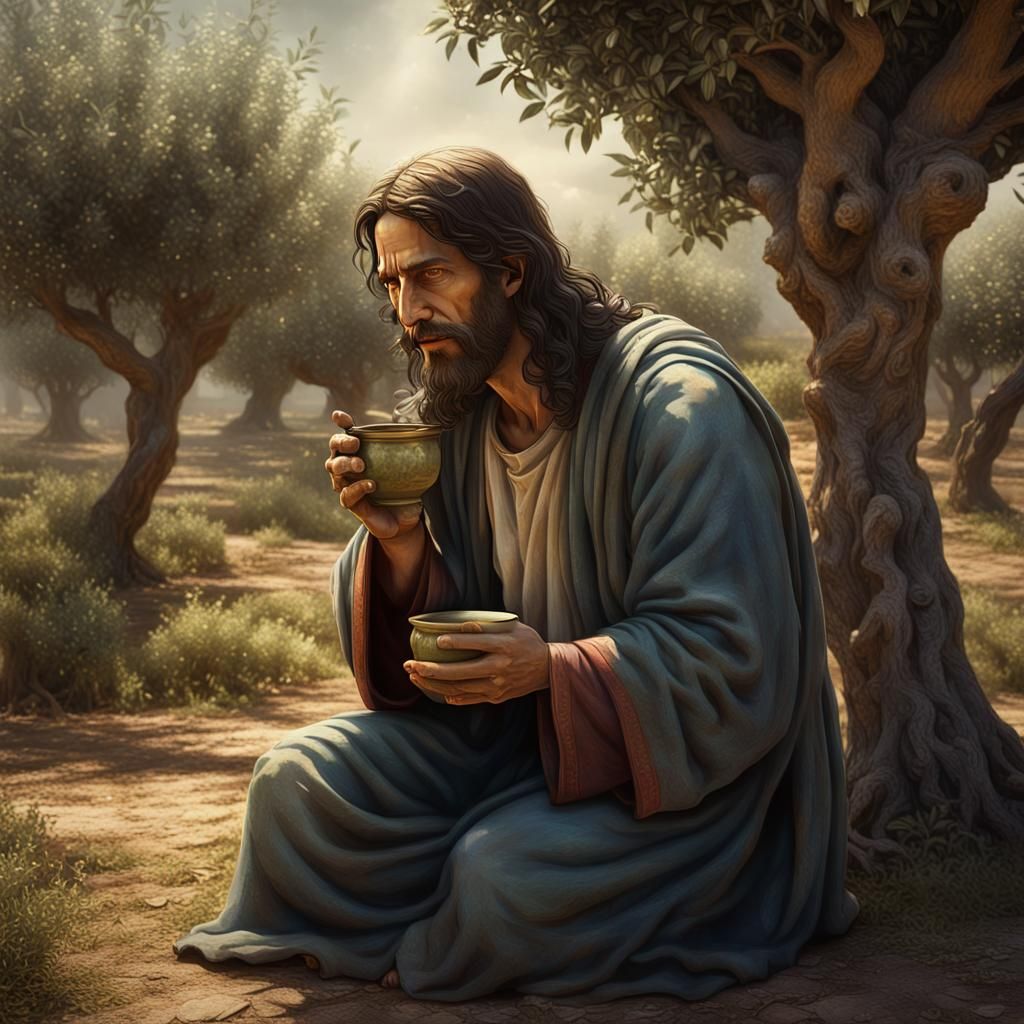 Jesus Christ in Agony: A Dark Fantasy Masterpiece