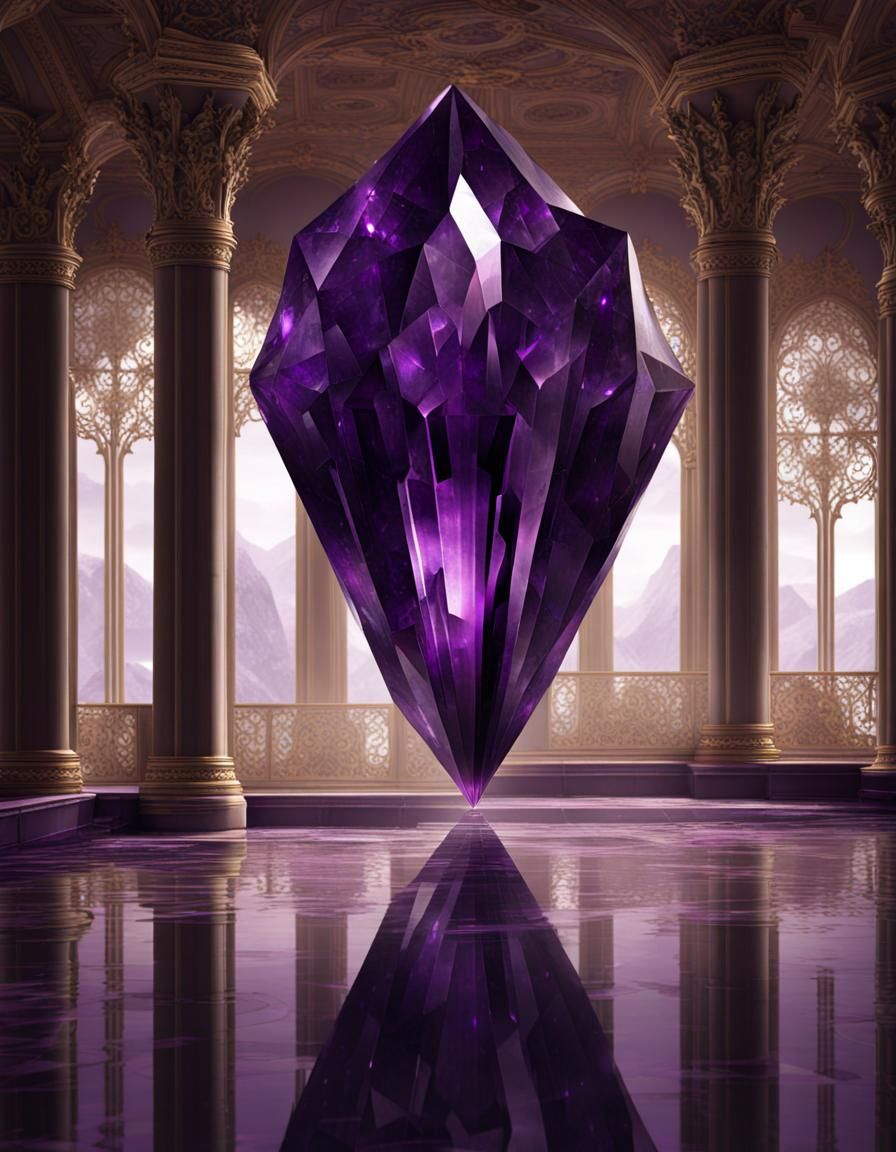 Enormous Purple Crystal in Royal Palace