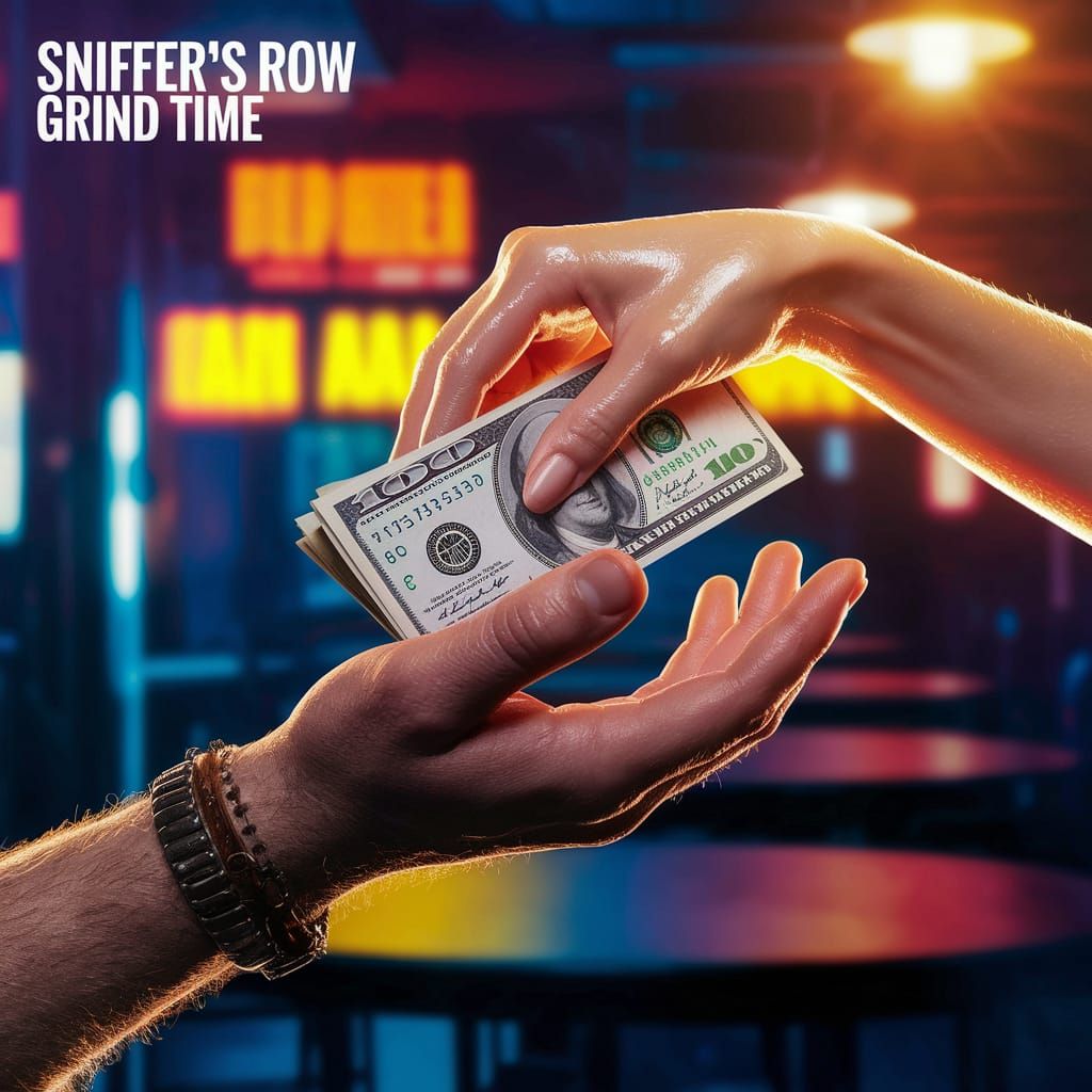 Glamorous Club Scene Digital Art Poster