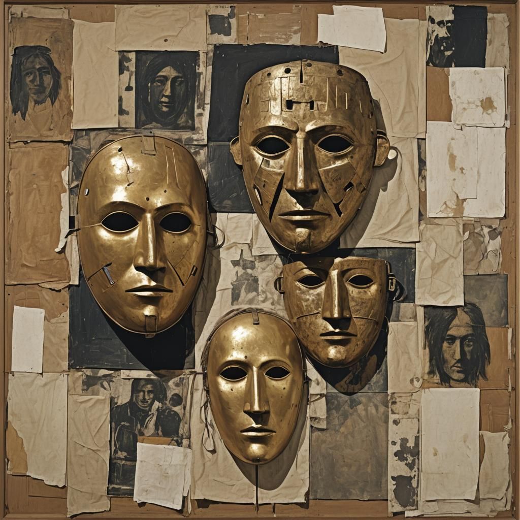 Iconoclastic Masks Inspired by Art History