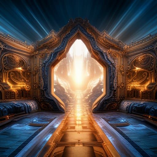 Cosmic Soul Mirror: Detailed Fantasy Art