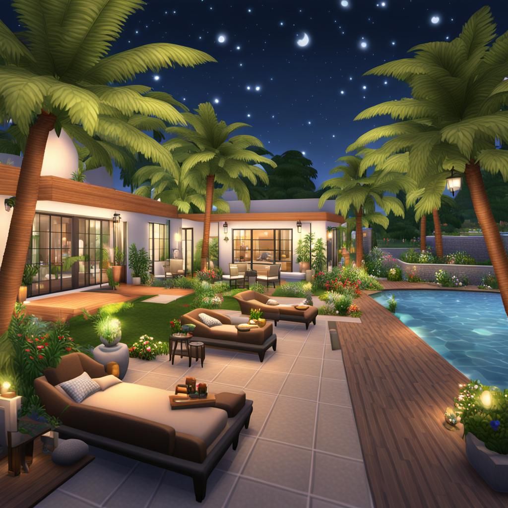 Modern House with Pool, Professional Photography