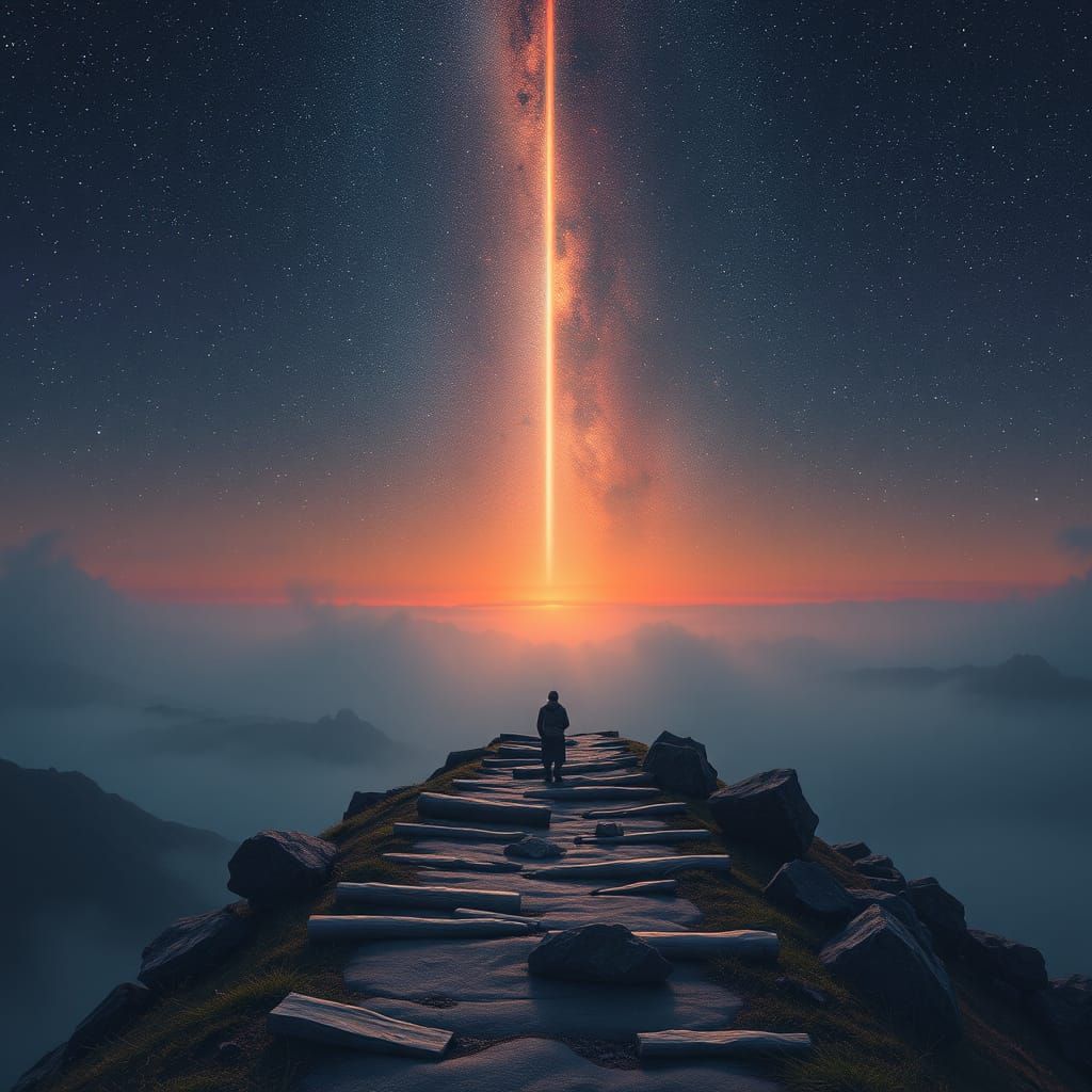 Eternity in Cosmic Abstract Art