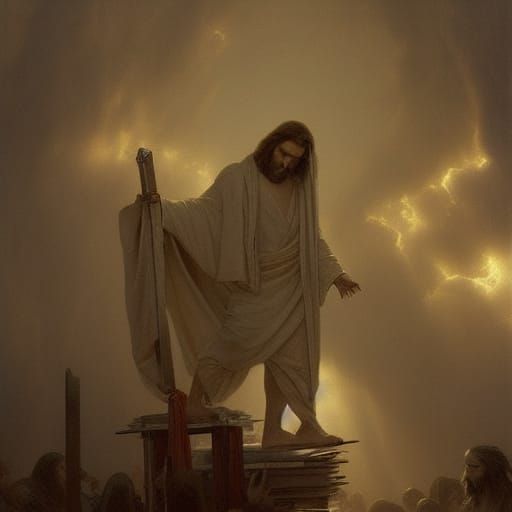 Horror Carpenter Inspired by Doré and Rutkowski