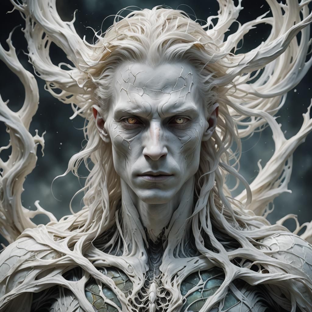 Ethereal Portrait of a Ghostly Figure in Unreal Engine