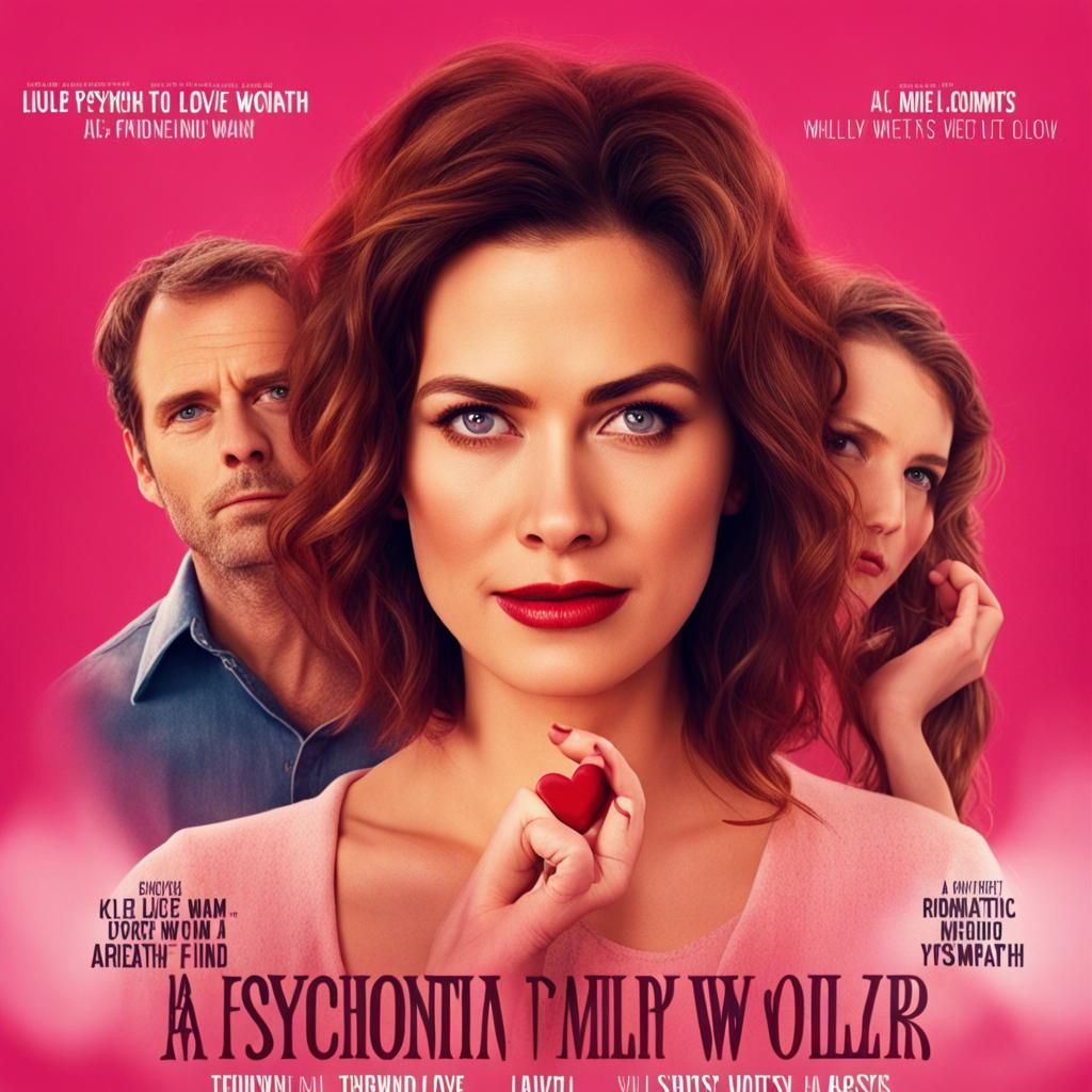 Romantic Comedy Movie Poster: Psychopath Killer Seeks Love