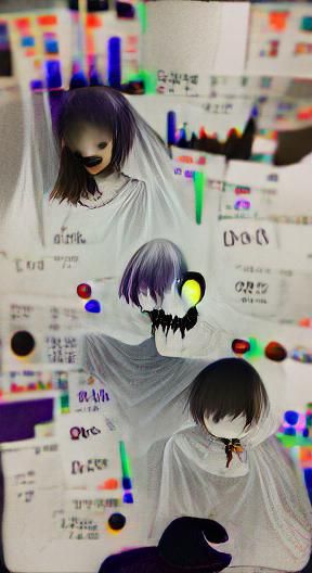 Dark Infinite Horror Scene of Death