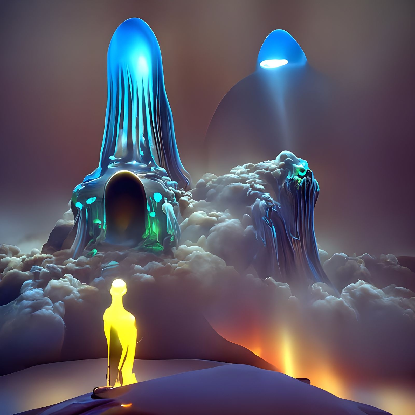 Enigmatic Minimalism: Bizarre Colors and Light