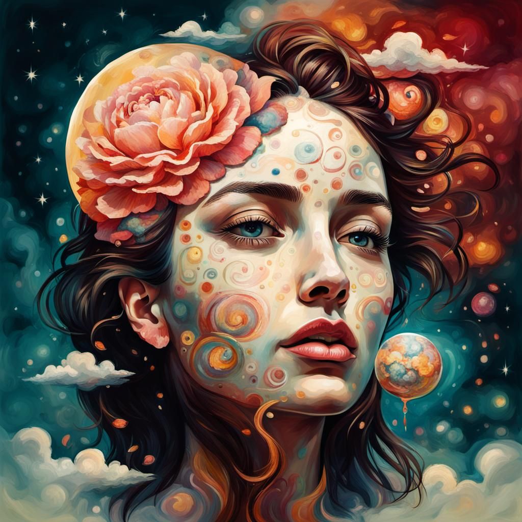 Dreamy Portrait of a Woman in Soft Focus