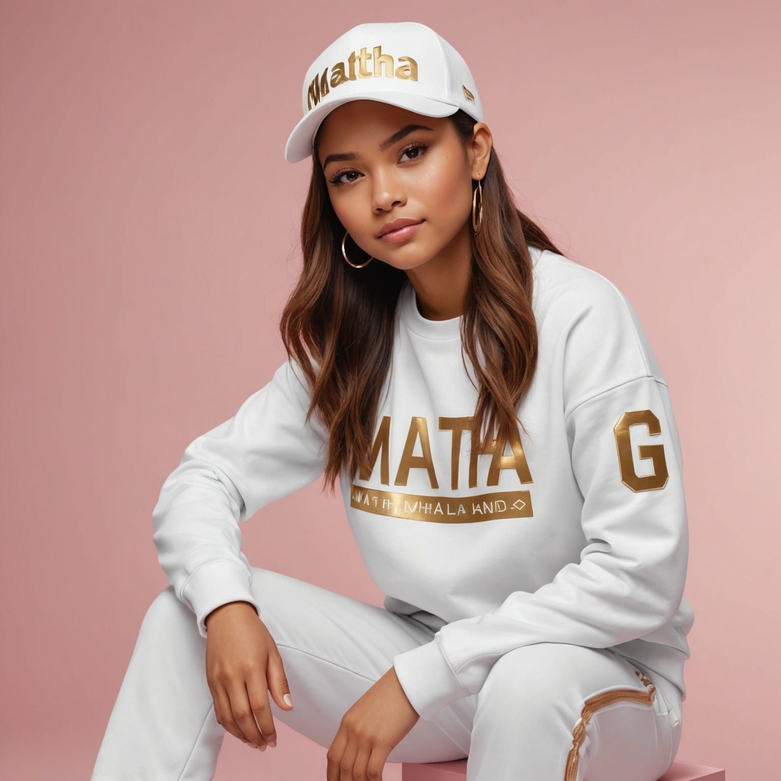 Chibi Woman in Blanco Outfit: 3D Anime Art