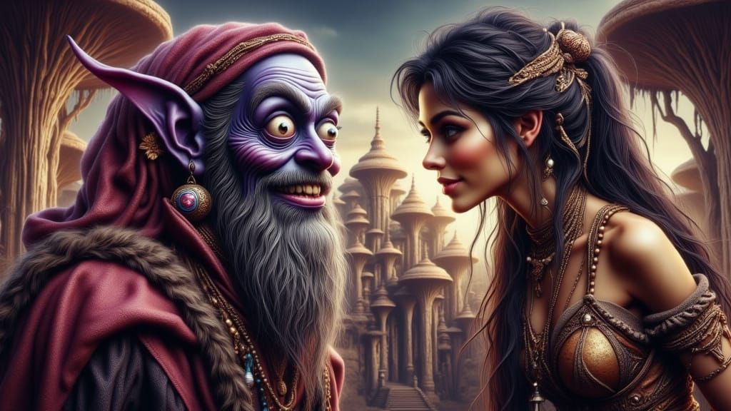Arabian Nights: Genie Meets Arabian Princess