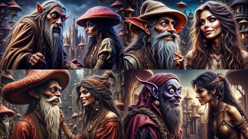 Arabian Nights: Genie Meets Beautiful Princess