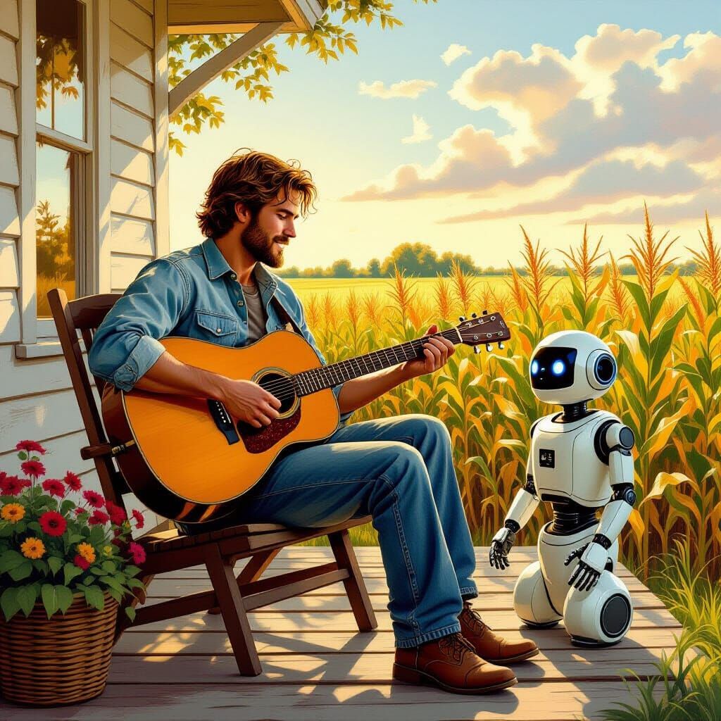 Robot Serenade on the Front Porch