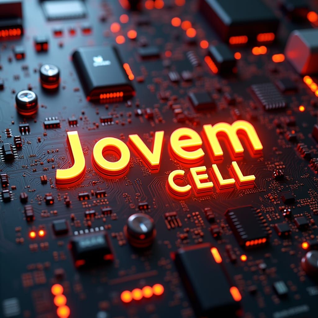 Futuristic Repair Lab for Jovem Cell in High-Tech Style