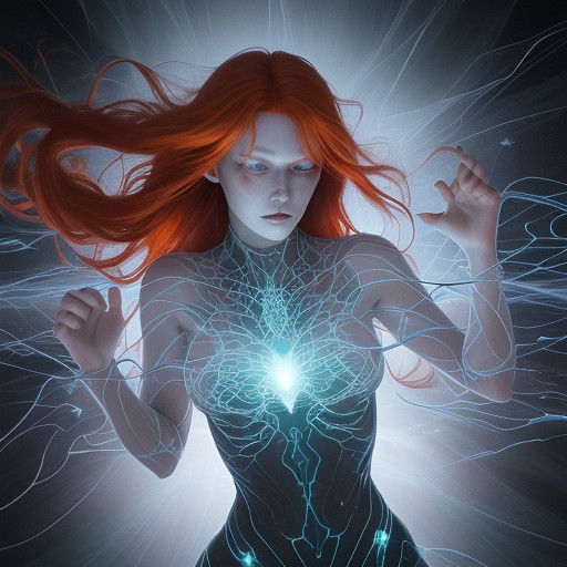 Ethereal Entity Feeds on Dreaming Redhead in Disturbing Nigh...