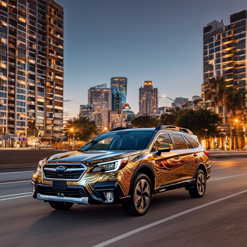 Subaru Outback with Custom Mural Graphics