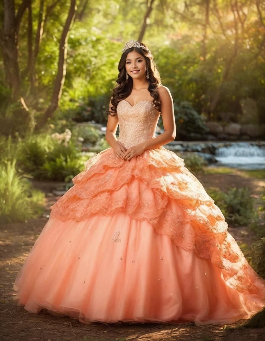 Pretty quinceanera