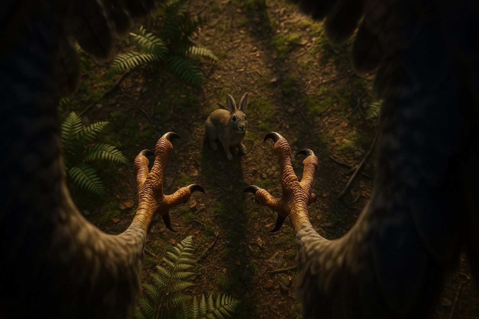 Falcon's Dive: 8K Bird's-Eye View