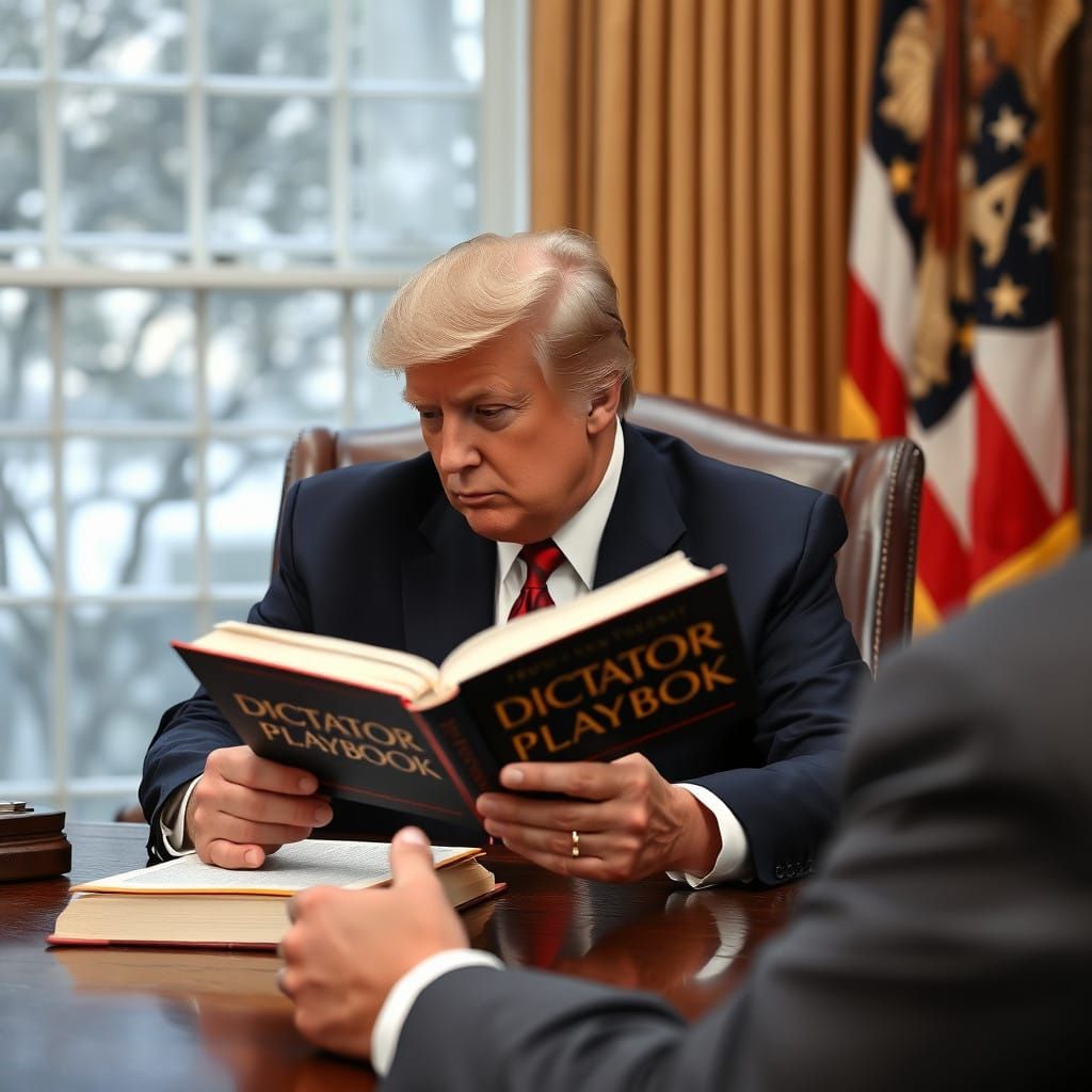 The President Reads from the Dictator Playbook
