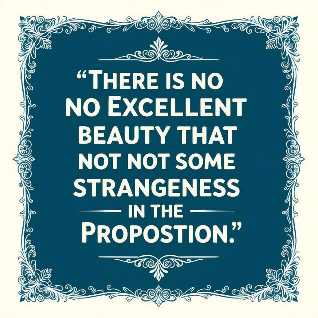 Unconventional Beauty: Strangeness in Proportion