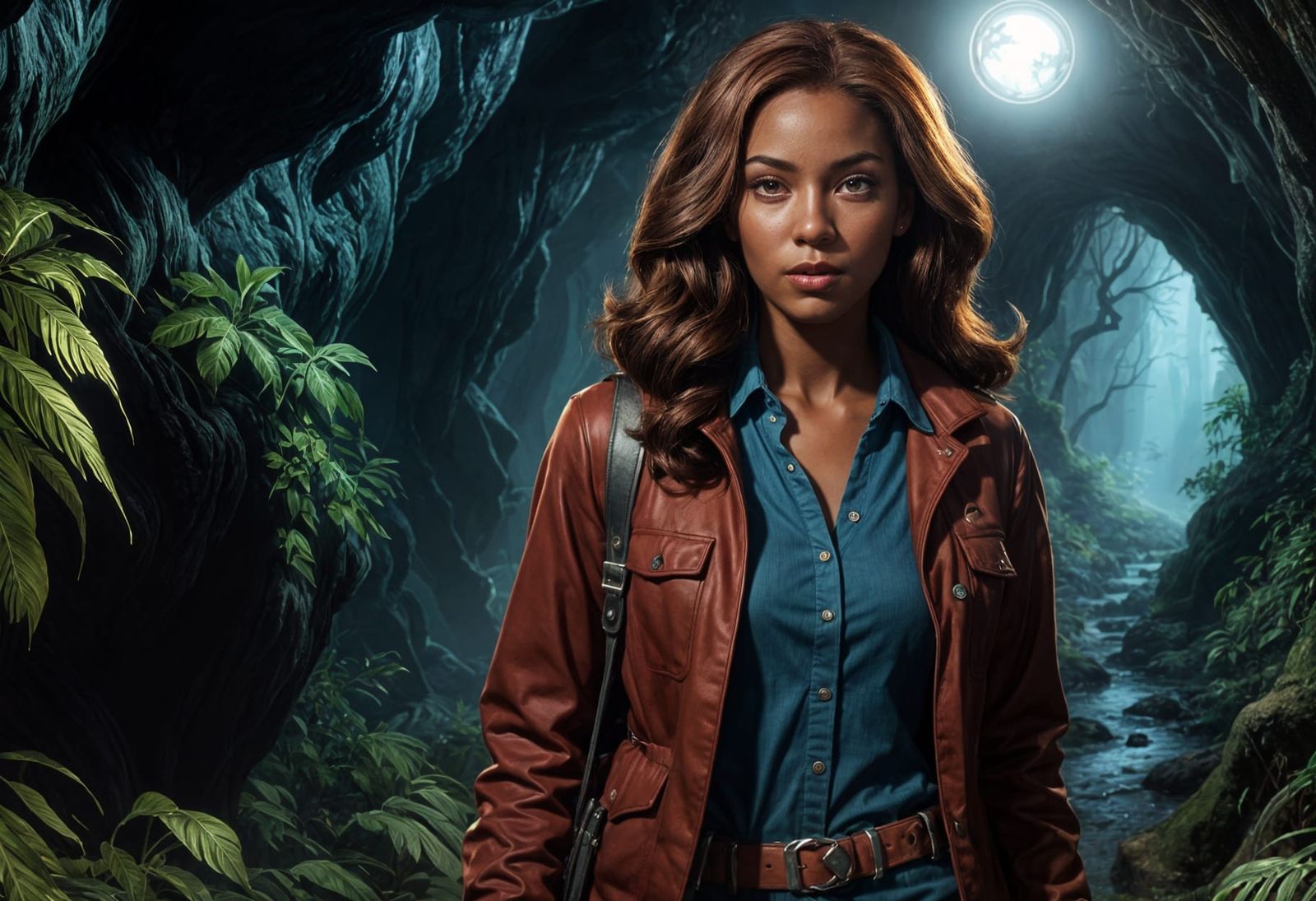 Nancy Drew as African American Detective Portrait