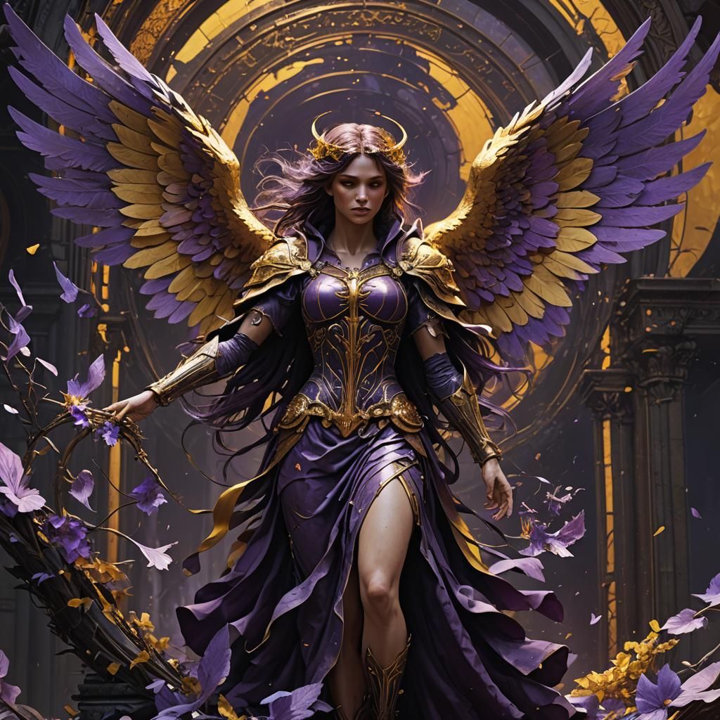 Fallen Angel: Dark Fantasy Concept Art