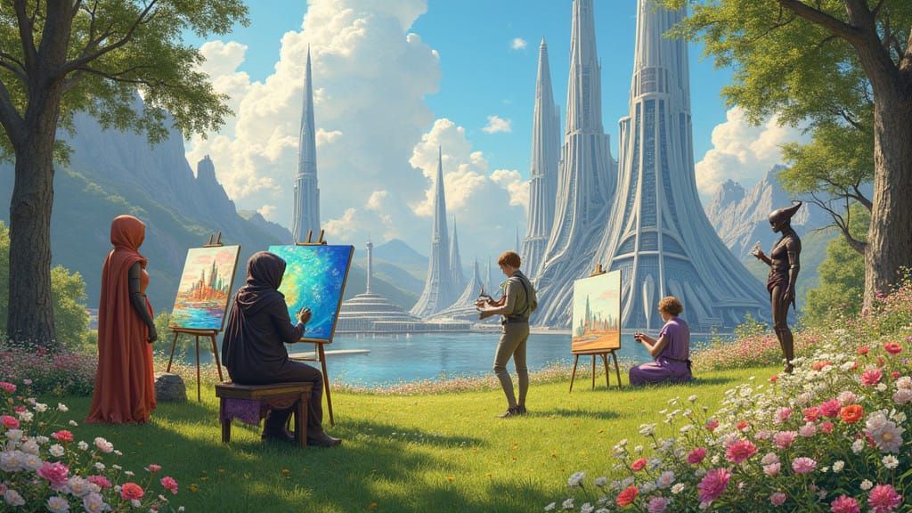 Visionary Artists Gather in Lush Landscape