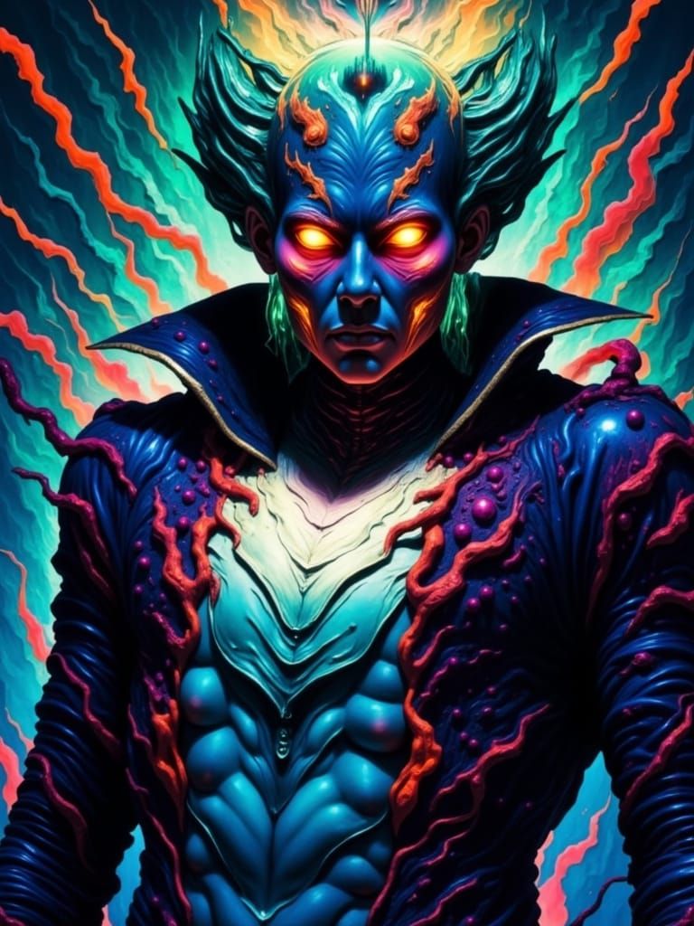 Chaos Embodied: A Colossal Figure of Unfathomable Malevolenc...