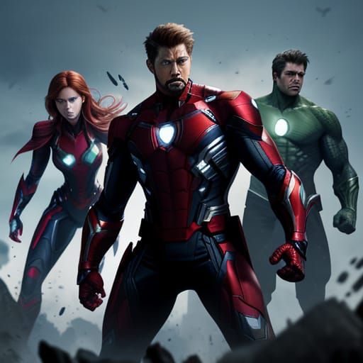 Epic Superhero Hybrid in Detailed Digital Painting