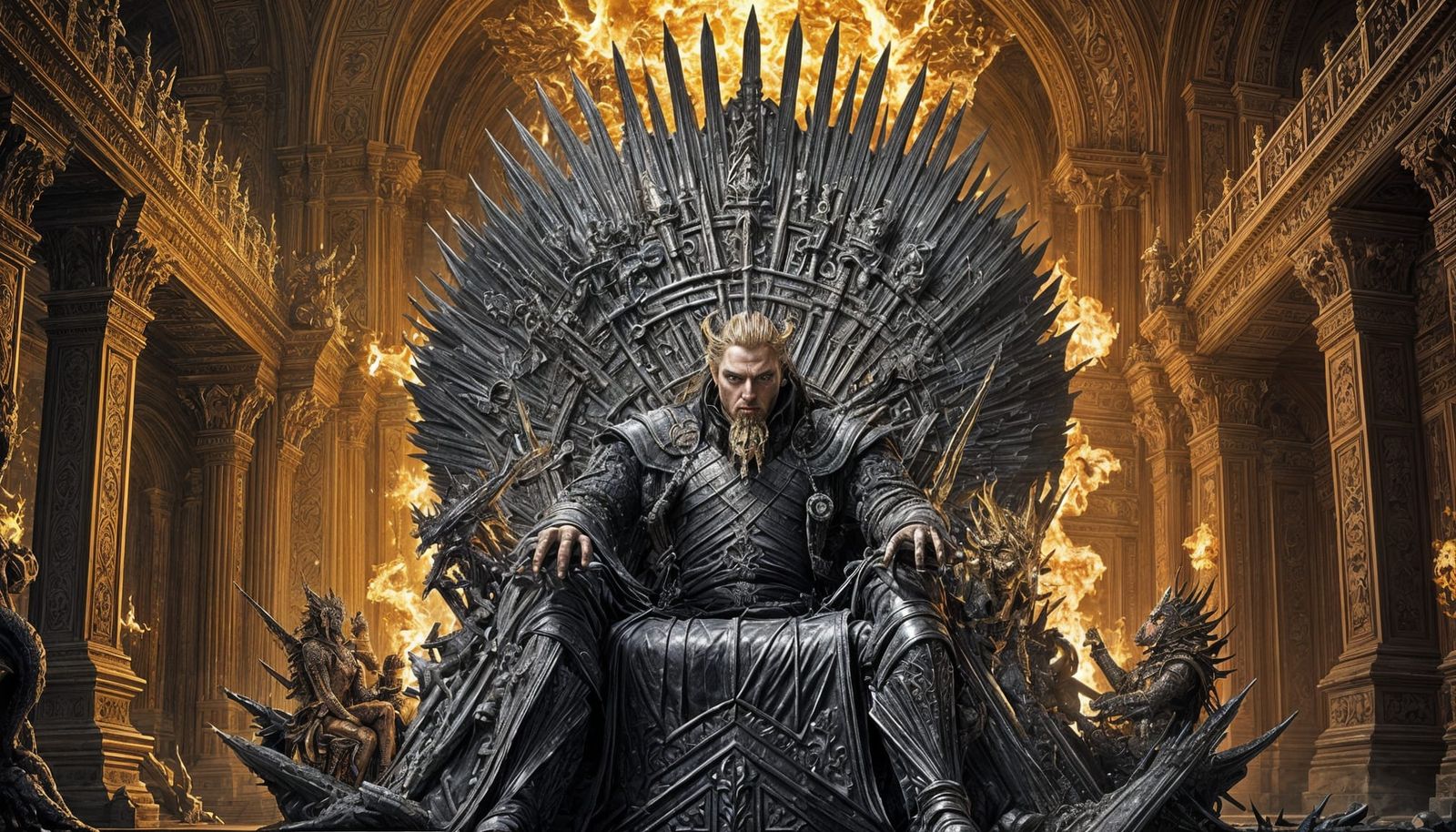 Infernal Iron Throne in Royal Dragon Palace