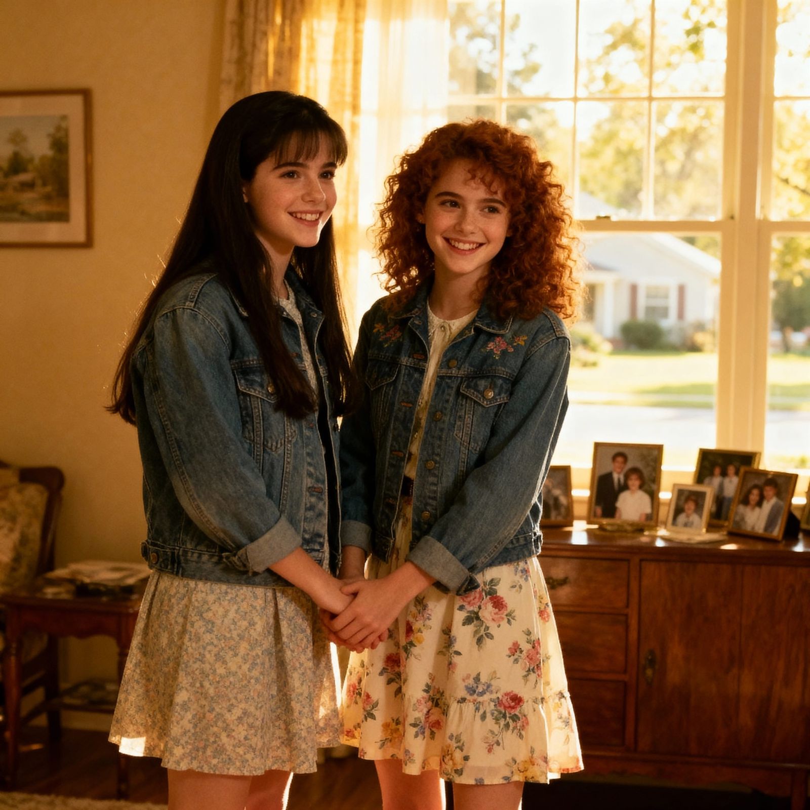1980s Sisters Mia Sara & Jennifer Connelly in Film
