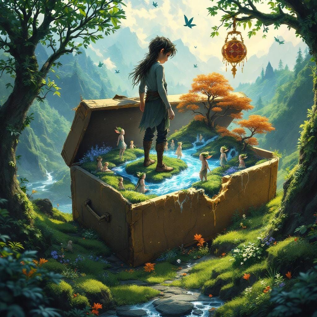 Hidden Elf Kingdom Inside a Shoebox