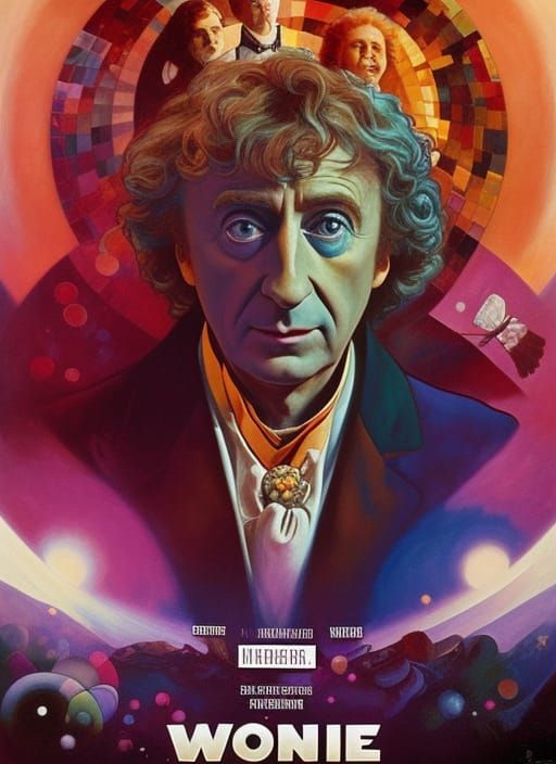 Gene Wilder as Dr. Who: Sci-Fi Comic Art