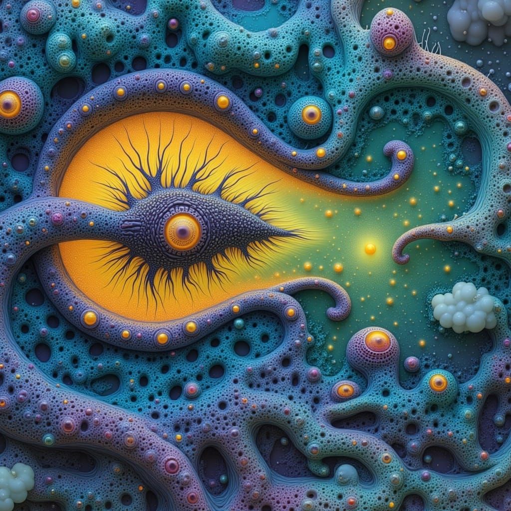 Dreamlike Exploration of a Surreal Sci-Fi World