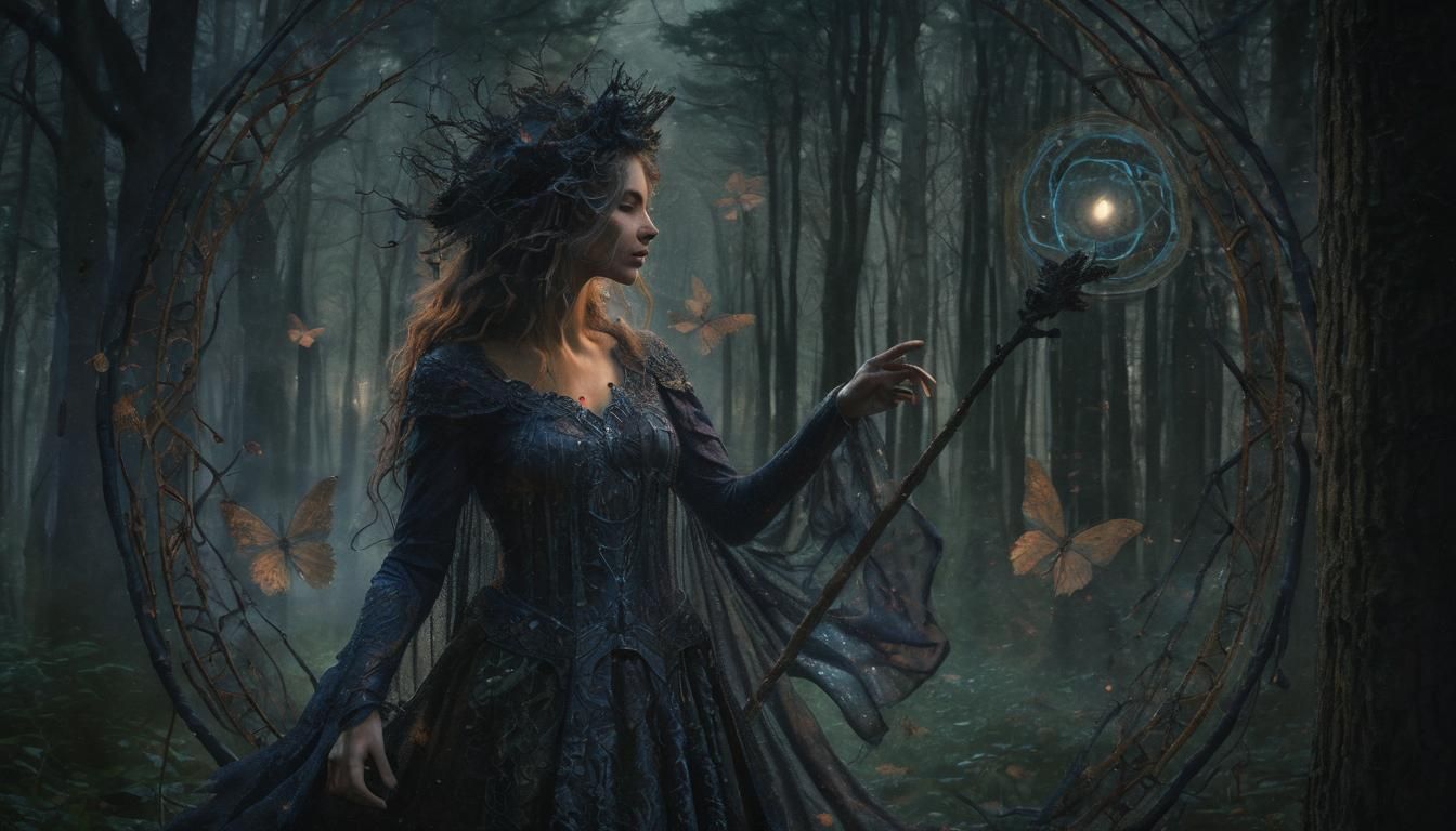 Forest Guardian: An Enigmatic Woman of the Woods
