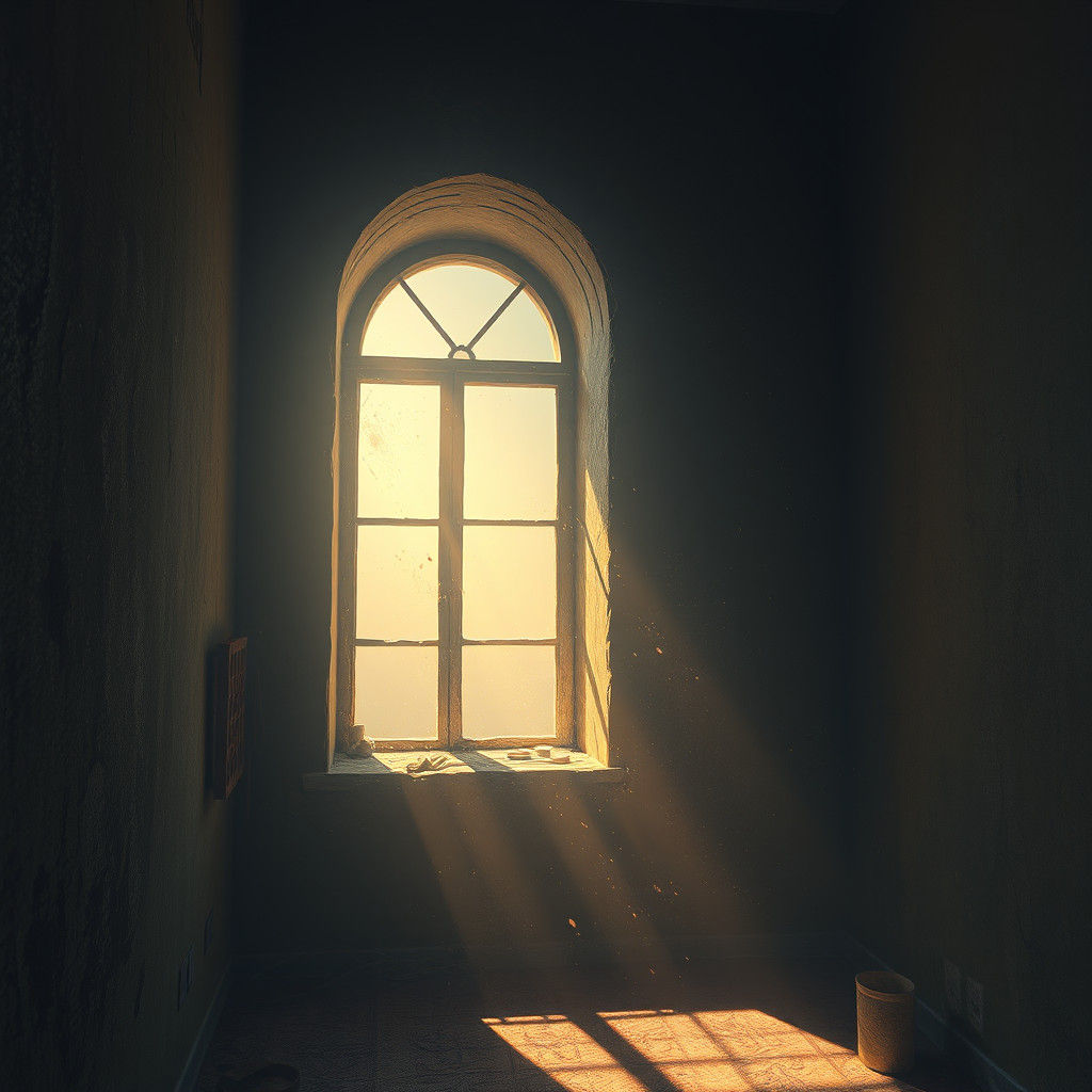 Fantastical Matte Painting of Dust Motes in Sunlight