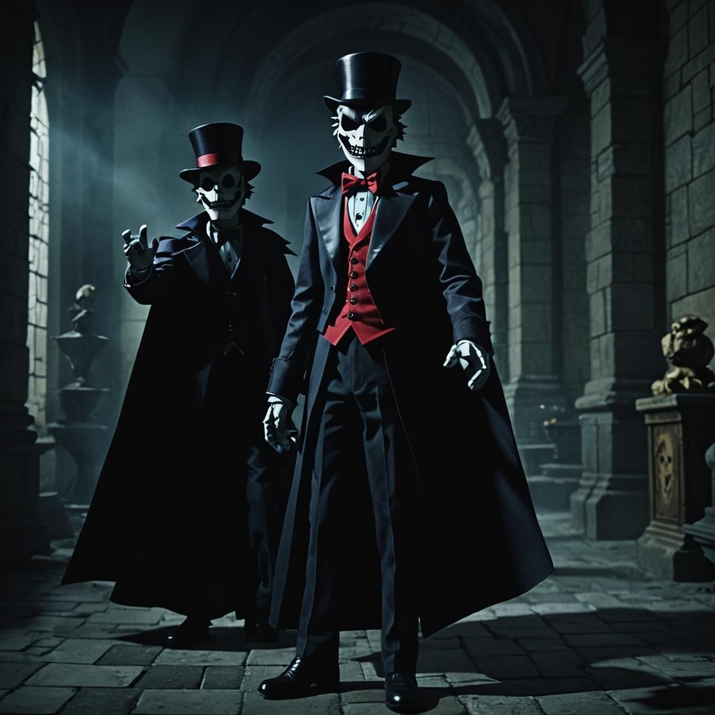 Dimentio's Last Dance: A Cinematic Film Still