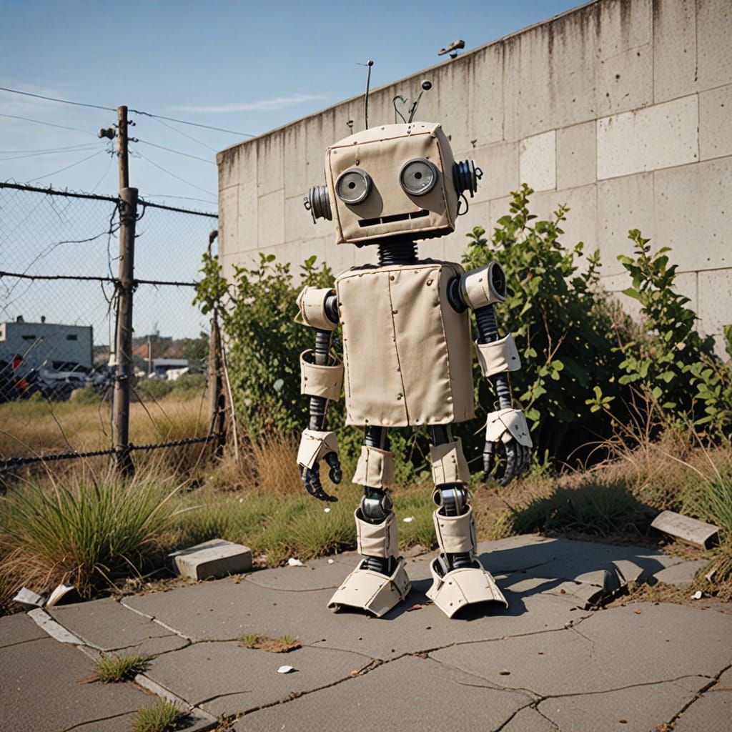 Ragged Fabric Robot Homunculus: Frayed and Floppy