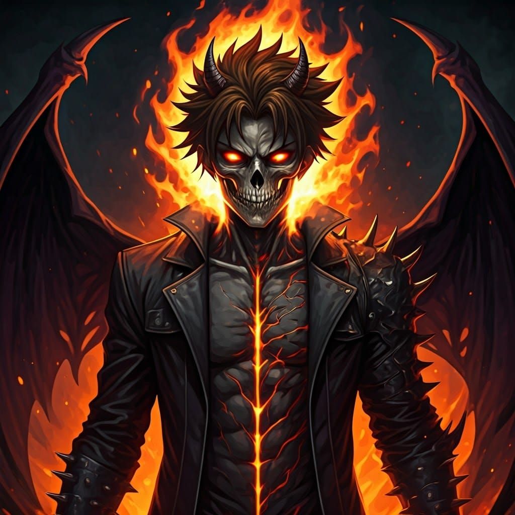 Hellish Fusion: Ghost Rider Meets Highschool DxD