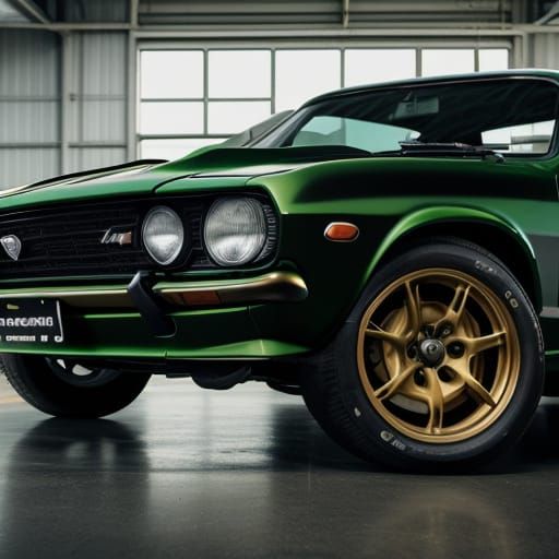 Ford Capri Mk1 in Pandem Wide Body Style, Green Glossy with ...