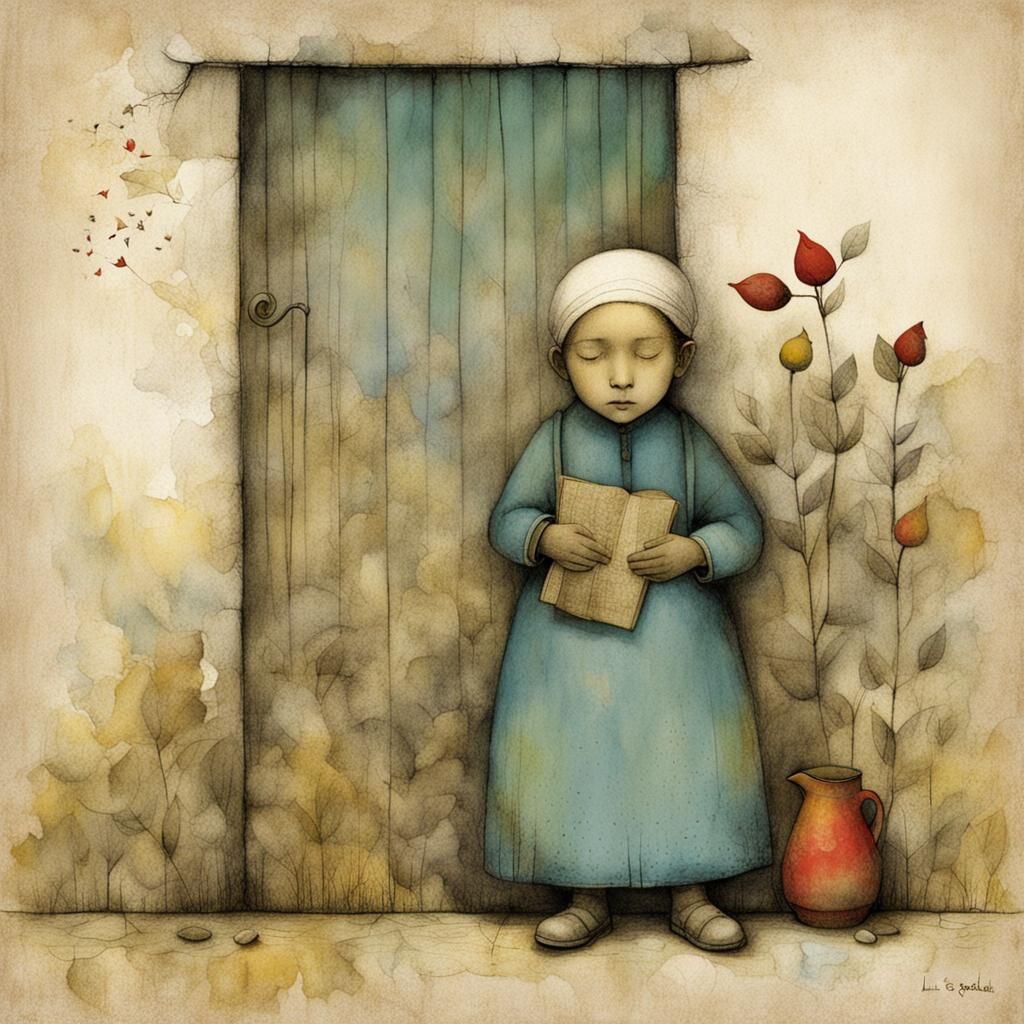 Whimsical Children's Book Illustration in AI Art