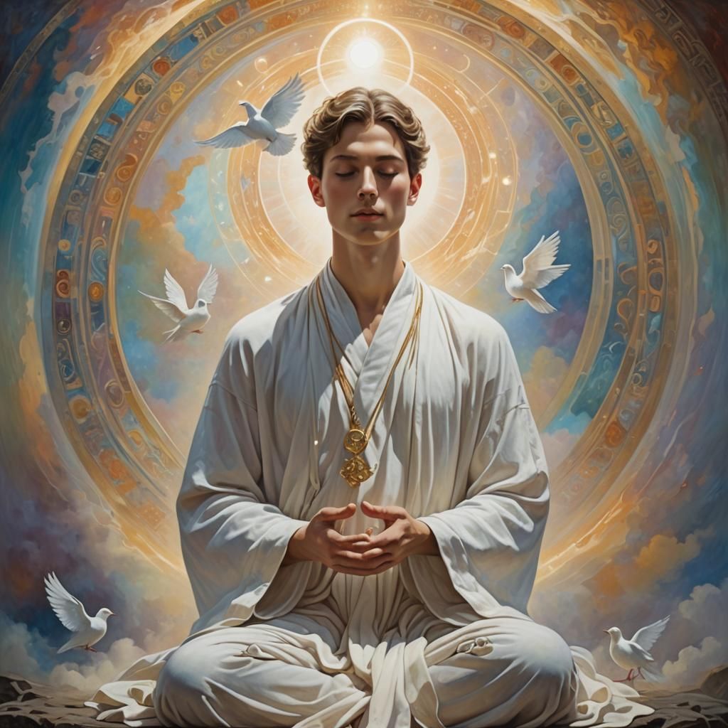 Meditation / Enlightenment (after Pavel Tchelitchew)